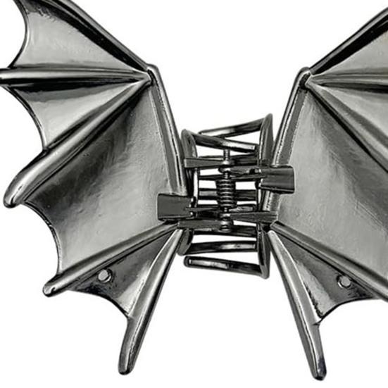 3Pcs Women Hair Claws Spider Bat Skull Hand Shape Hair Clips Anti-slip Teeth Back Head Hair Barrettes Hair Styling Accessories