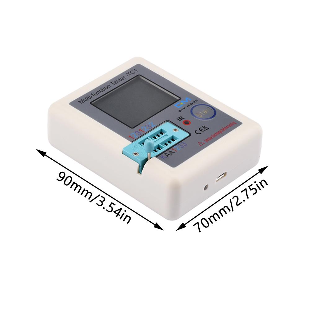 LCR-TC1 Colorful Display Pocketable Multifunctional TFT Backlight Transistor Tester for Diode Triode Capacitor Resistor Transist