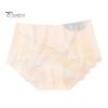 Good Breathability Briefs Women Panties Mid Waist Seamless Thin High Elasticity Solid Underpants Color Lady Female Daily Underwear