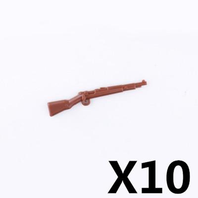 Militärwaffen MOC Bausteine Figuren Soldat US Sowjetischer Gewehr Mini-Kanone Raketenwerfer MG42 RPG Kugel Spielzeug Geschenk K022