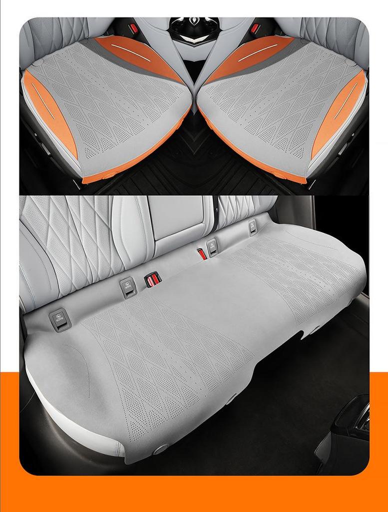 BYD Seal Aviation-Grade Suede Car Seat Cushion Set, 3-Piece Front Seat Cover