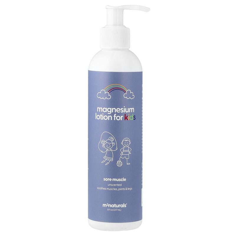 Sore Muscle, Magnesium Lotion For Kids, Unscented, 8 fl oz (237 ml)