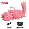 8 Hole Electric Gatling Bubble Machine Automatic Blower Soap Water Maker Gun for Children Summer Beach Outdoor Kids Boy Toys