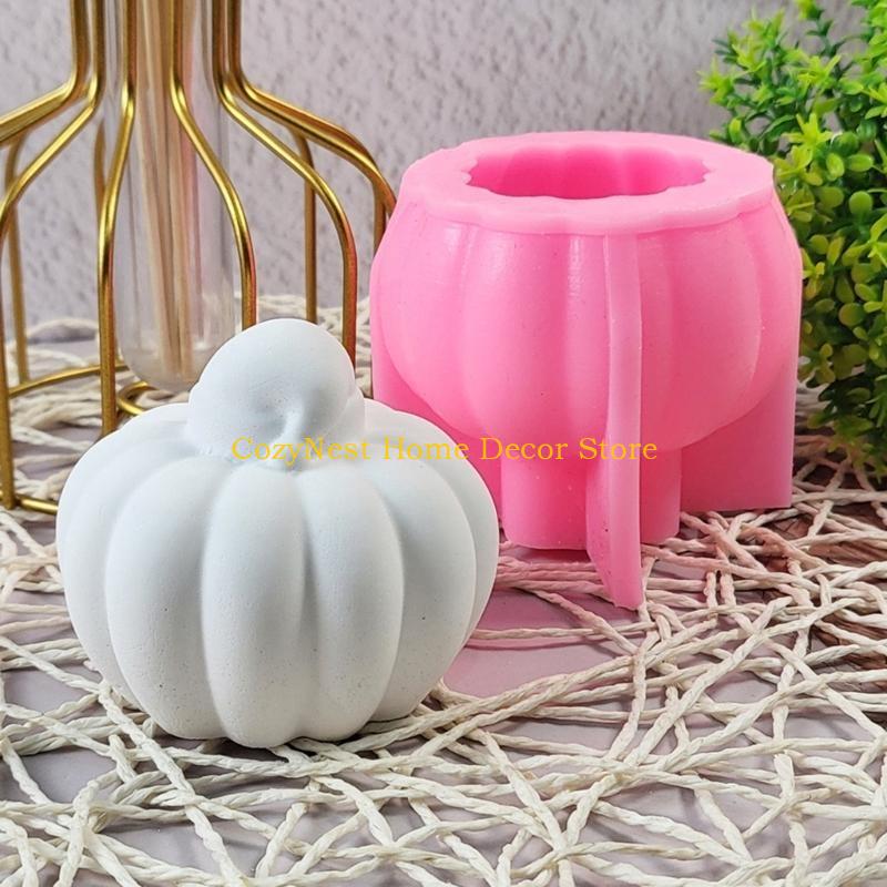 92MF Pumpkins Candle Mould Handmade Silicone Molds Soap Molds Ornament Molds Castings Molds Epoxy Resin Molds Craft Supplies