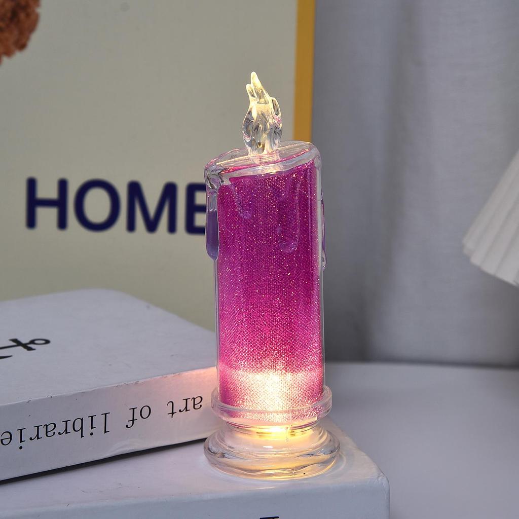 Teardrop Candle Light: Elegant Bedside & Restaurant Atmosphere Lamp