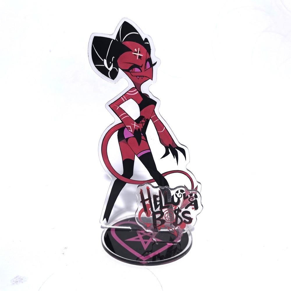 Anime Figure Acrylic Stand Model Plate Alastor Fizzarolli Angel Desk Decor Standing Sign Game Fans Gift Ornaments Stand Model