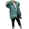 Boys Hooded Down Jacket Winter Warm Fleece Jacket Color Jacket Jacket Warm Jacket