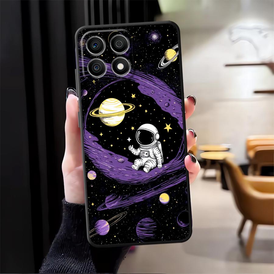 Hülle für Honor X9a X7 90 8X 70 X8 200 400 Lite X5b X6 Magic5Lite Funda Handyhülle Cartoon-Astronaut