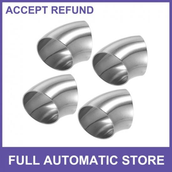 

OD 2 Inch 45 Degree SS304 Stainless Steel Exhaust Elbow Pipe for Car