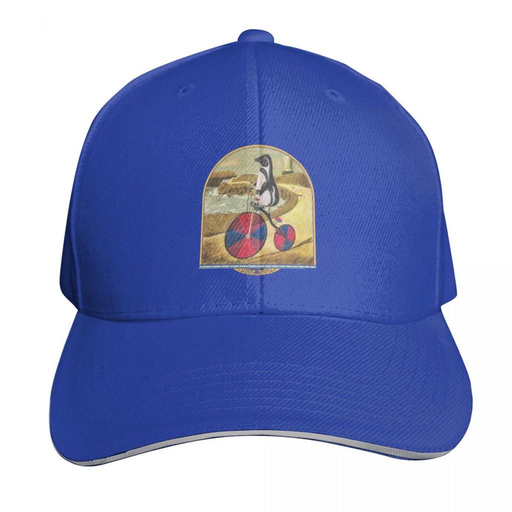 The Bi Cycle Club Bike Penguin Bisexuality Baseball Cap Western Hat Bobble Hat Military Tactical Cap Rave Unisex Hats Womens