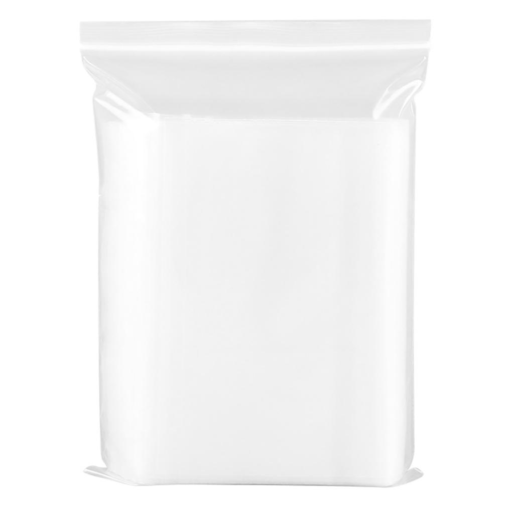 100Pcs Clear Self Sealing Bags Thicken PE Plastic Resealable Cellophane Seal Pouches 9x13cm 9*13cm