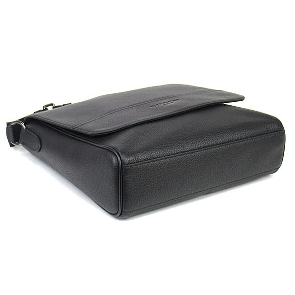 Coach Leather Shoulder Bag, Crossbody, for Men and Women, Black, 4007-qbbk [Used]