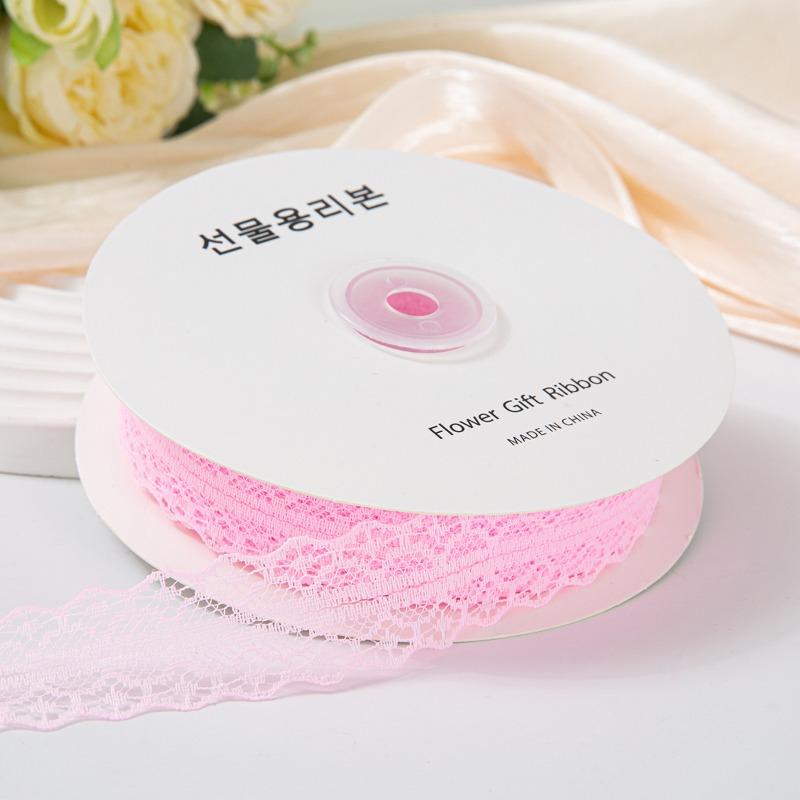 3cm50 Size Hollow Lace Ribbon Flower Bouquet Packaging Material Cake Ribbon Satin Diy Bow Ribbon