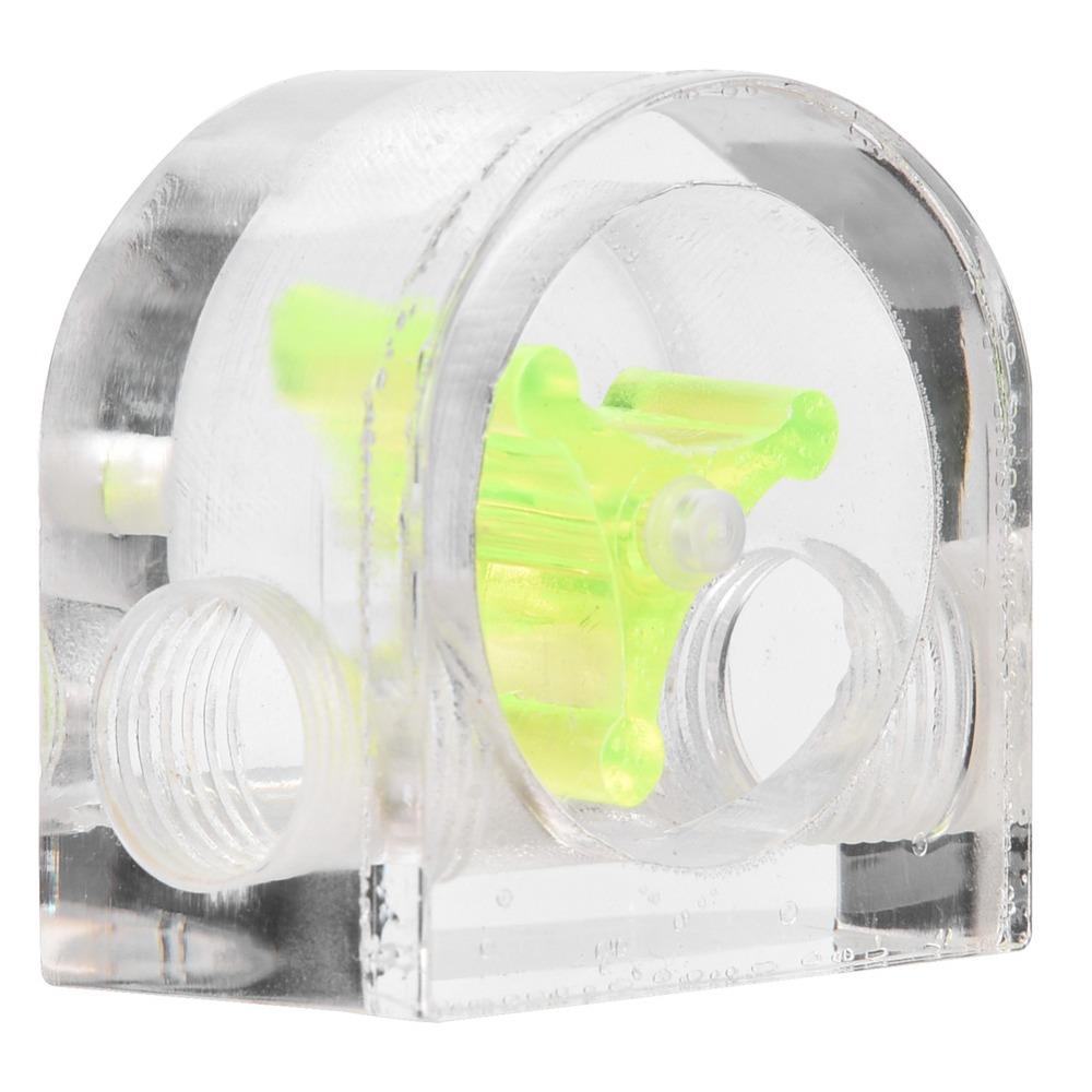 G1/4 Thread Flow Meter Indicator Green Water Flow Meter PC Water Cooling System  PC Water Cooling