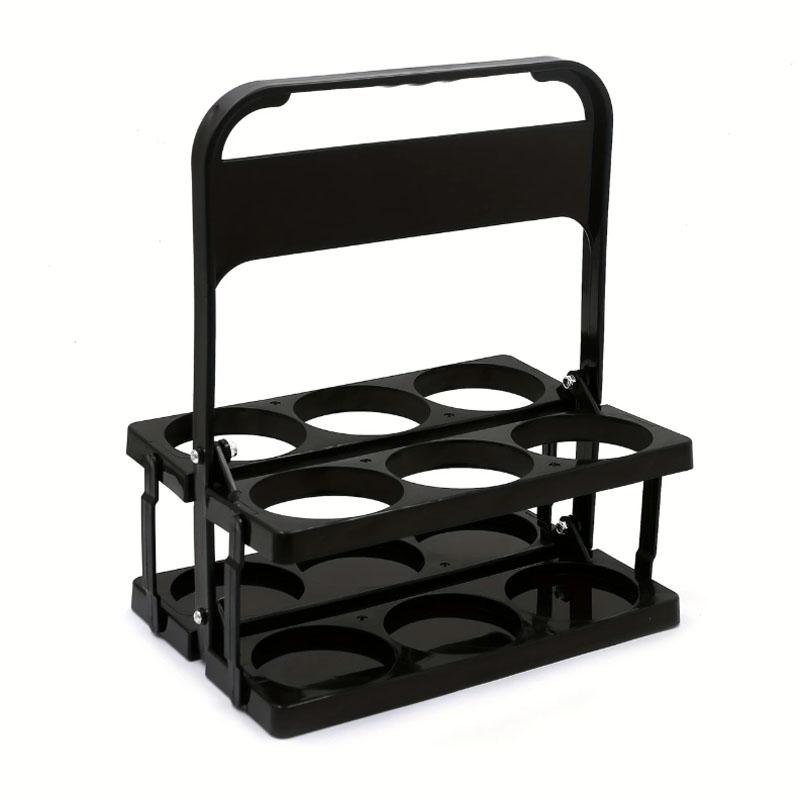 6 Bottles Beer Carrier 6 Bottles Portable Collapsible Beer Carrier Suitable for Coffee, Milk, And Tea Storage, Perfect for Everyday Use And Parties
