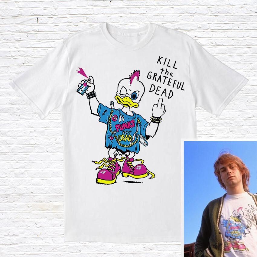 Kill The Grateful Dead TShirt worn by Kurt Cobain Nirvana Nevermind Unisex T-Shirt XXXL
