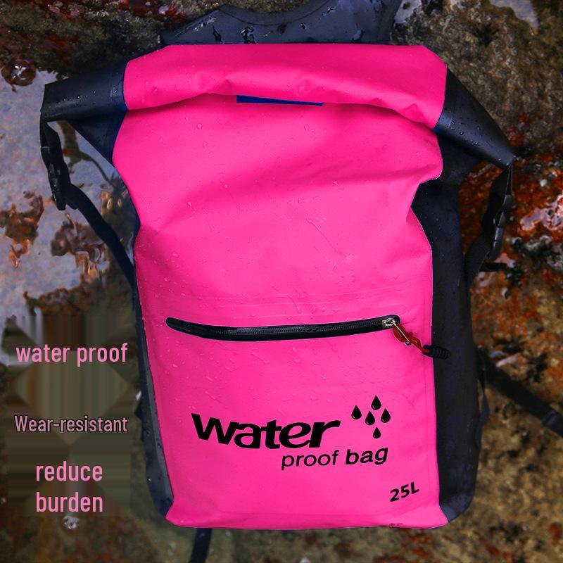 Sac étanche d'extérieur pour plage et natation - Sac à dos seau de rafting en PVC