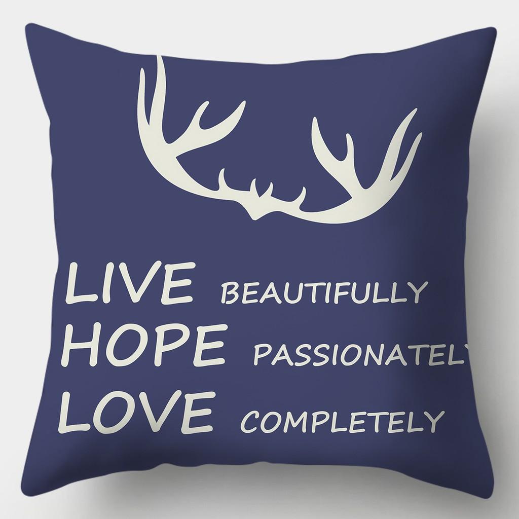 Creative Elk Cushion Covers Deer Pillowcases In the Forest Square Sofa Pillowcases Home Decor Pillowcases