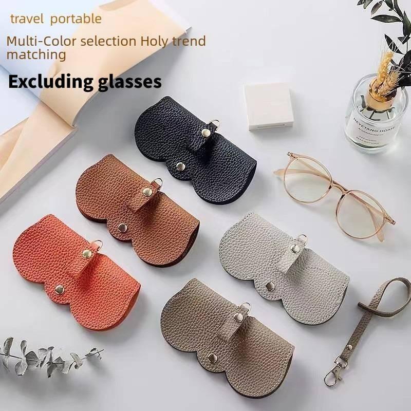 Pu Portable Leather Sunglasses Bag Glasses Case Fashion Reading Glasses Pouch