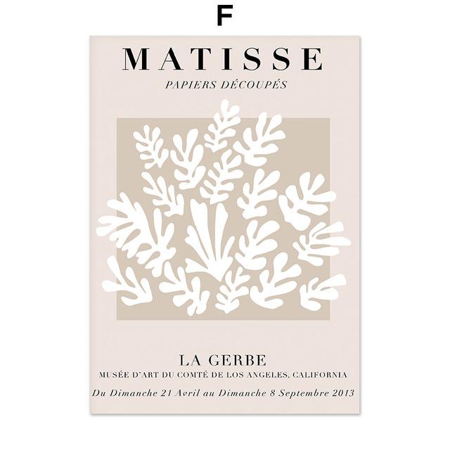 Henri Matisse Black Nude Coral Seaweed Boho Nordic Poster und Drucke Wand Kunst Leinwand Malerei Bilder für Wohnzimmer Dekor