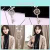 Elegant Lång Pärlnyckelhalsband För Kvinnor I Snygg Koreansk Design Perfekt Som Vintermodeaccessoarer