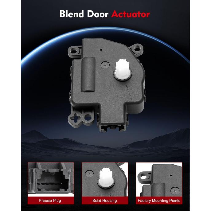 

Set of 2 A/C HAVC Heater Blend Door Actuators Compatible with 604-251&BE8Z19E616A | Direct Replacement for 2011-2017 for Ford Fiesta | Recirculation