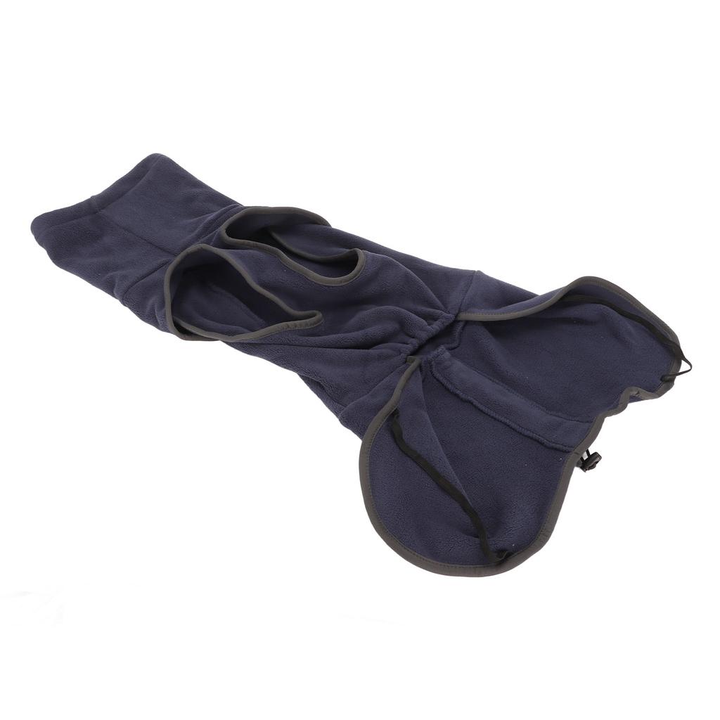 Hunde Winterjacke Warm Verdickend Hochelastisch Bequem Warmer Hundemantel für Kaltes Wetter Marineblau