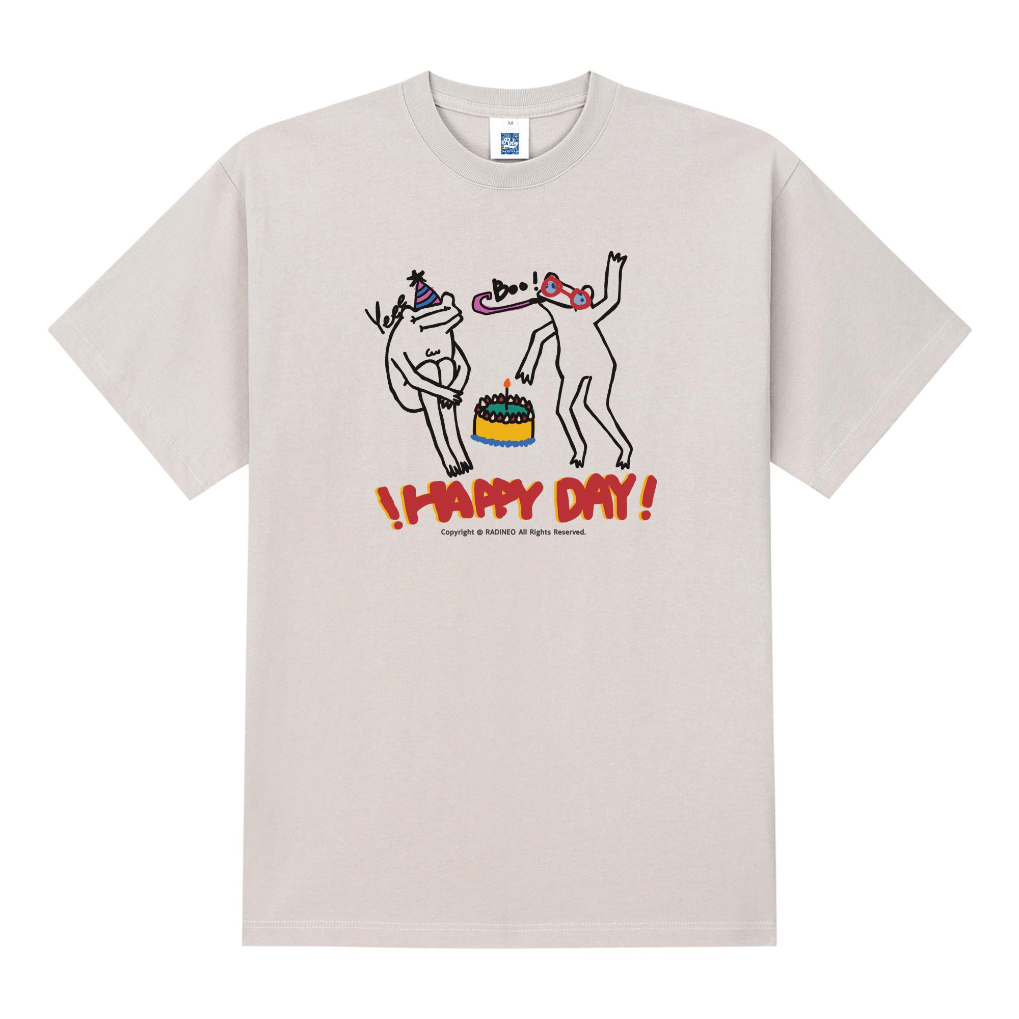 Radineo Happy Day Short Sleeve T-Shirt Beige L