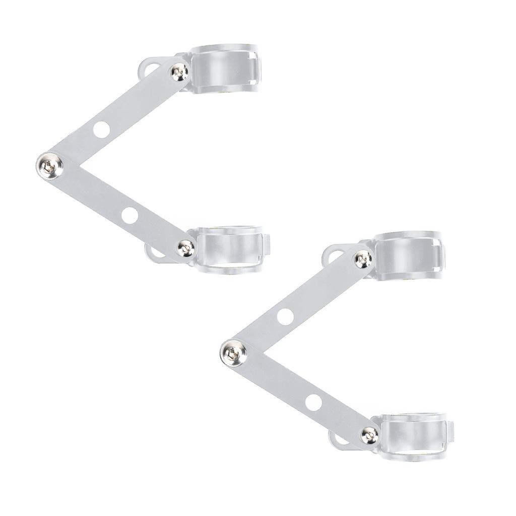 28mm-41mm Fork Chrome Headlight Mount Bracket Motorcycle Headlamp Holder Adapter