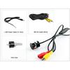 Backup Camera, Car Rear View Camera Backup Cam Bumper Hole Drilling 18mm Mount Universal Fit Parking Assistance Grid Lines