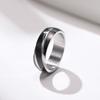 Bague Minimaliste en Acier Titane Acier Inoxydable Design Torsadé Alliance pour Homme Bijou Durable Cadeau pour Homme