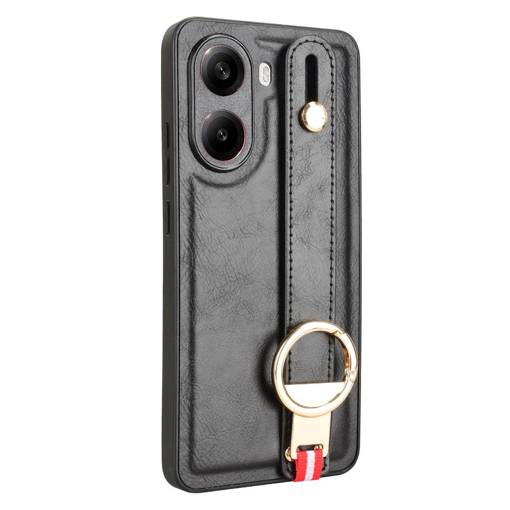 For POCO X7 Pro X 7 Wristband Leather Finger Ring Phone Case For Xiaomi POCO X7Pro Crossbody Lanyard Shockproof Back Cover