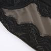 Frauen Spitze Mesh Mesh Spleißen Fisch Knochen Schlank Kleine Weste Freigelegtes Schlüsselbein mit Brust Pad Perspektive Hosenträger Tops