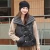 Vest women's short winter new small vest vest cotton-padded vest jacket
