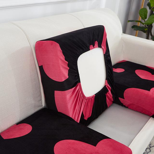 Geometric Printed Sofa Cushion Cover Stretch Sofa Seat Cover For Pets Kids Living Room Furniture Protector Washable Couch Case