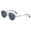 Non-polarized Classic Retro Double Bridge Round Sunglasses for Men Women  Driving Sunglasses