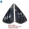 For Kia Cerato Forte K3  -  Car Styling Rear Window Side Vent Shutter Louver Panel Trim Cover Accessories Carbon Fiber
