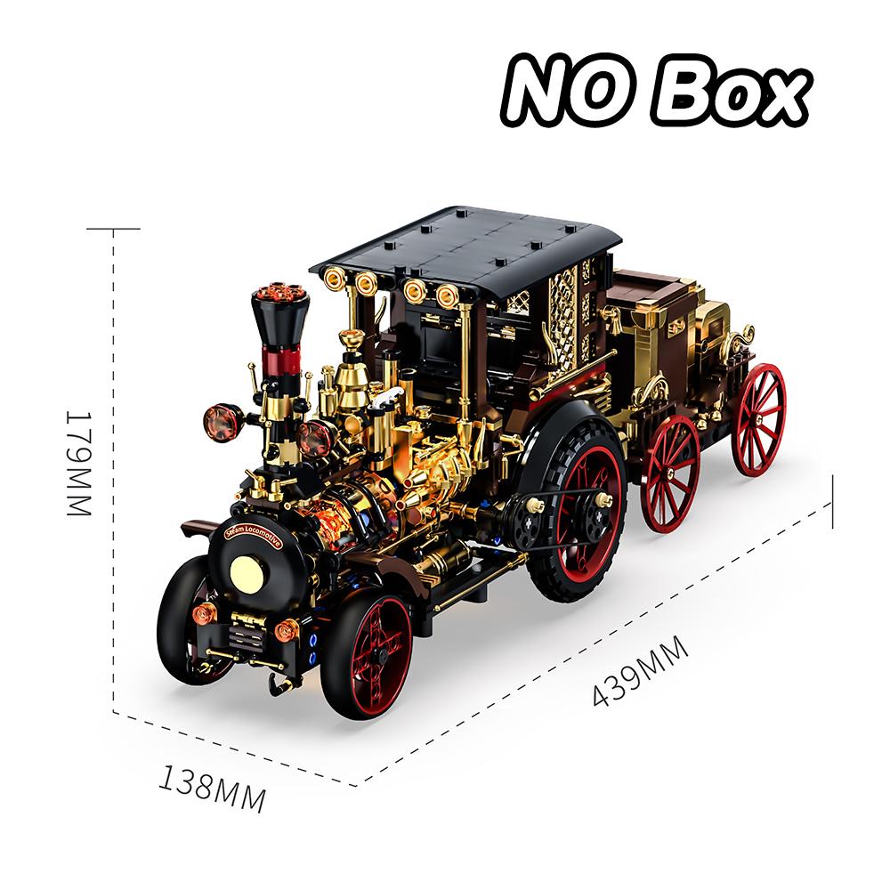 

NEW Arrival Retro Mechanical Steam Car Vintage Classic Model Office Desktop Home Decor Toys for Children Birthday Gifts Lights