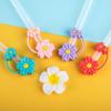 1PC/4Pcs Cute Flower Straw Covers Cap for Cup 40oz Tumbler Accessories Kawaii Silicone Straw Topper Protector Cap for 10mm Straw