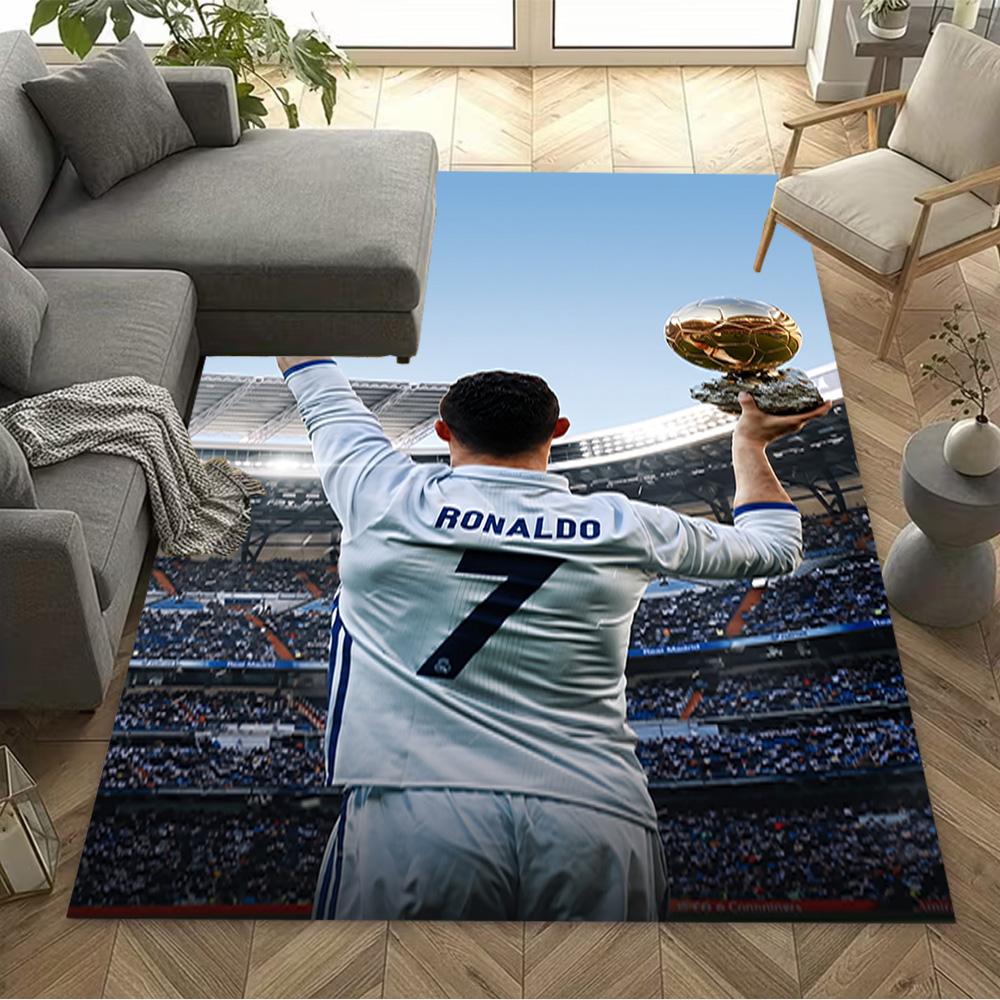 Ronaldo Cr7 Legend Floor Rug Office Rug Suitable for Bedrooms Dining Room Decorate Room Playrooms Anti-slip Rug Office Home Decor