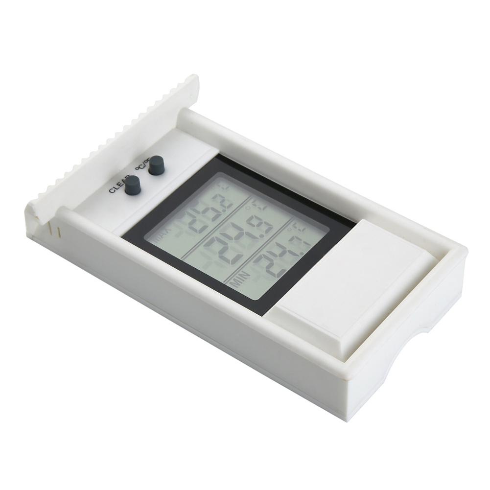 Digital Max Waterproof Outdoor Min Thermometer Garden Greenhouse Fridge Meter