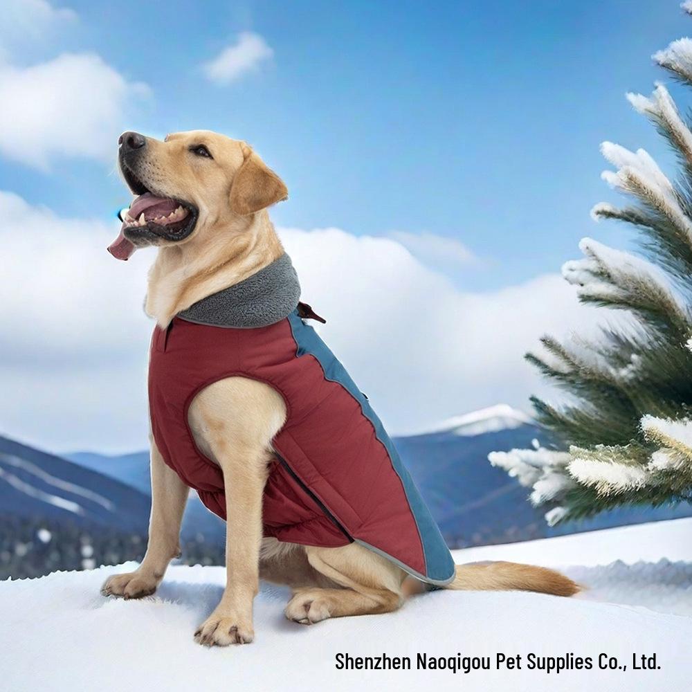 Dog Autumn/Winter Warm Cotton Clothes - Trendy Colors