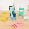 Foldable Phone Stand for Desk Chair Shape Cellphone Holder Portable Cellphone Cradle Desktop Dock Universal