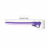 12PCS Purple Blue Hairdressing Styling Clamps Stainless Steel Hair Styling Clips  For Hairstyling