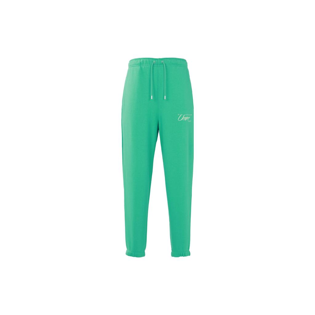 New Union X JORDAN X UNION Knitted Sweatpants Unisex Green DV7337-348