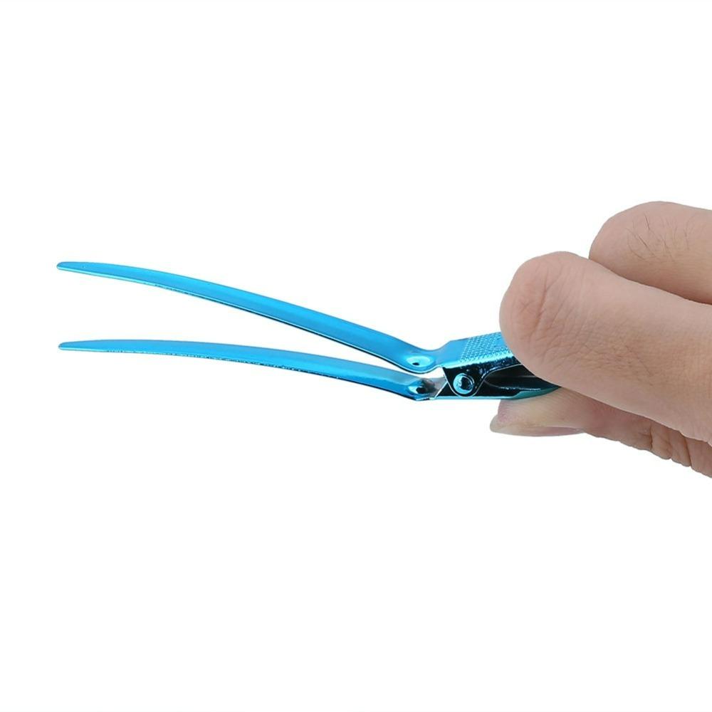 12pcs Durable Salon Hair Clips Professional Hair Sectioning Clips  For Salon Styling