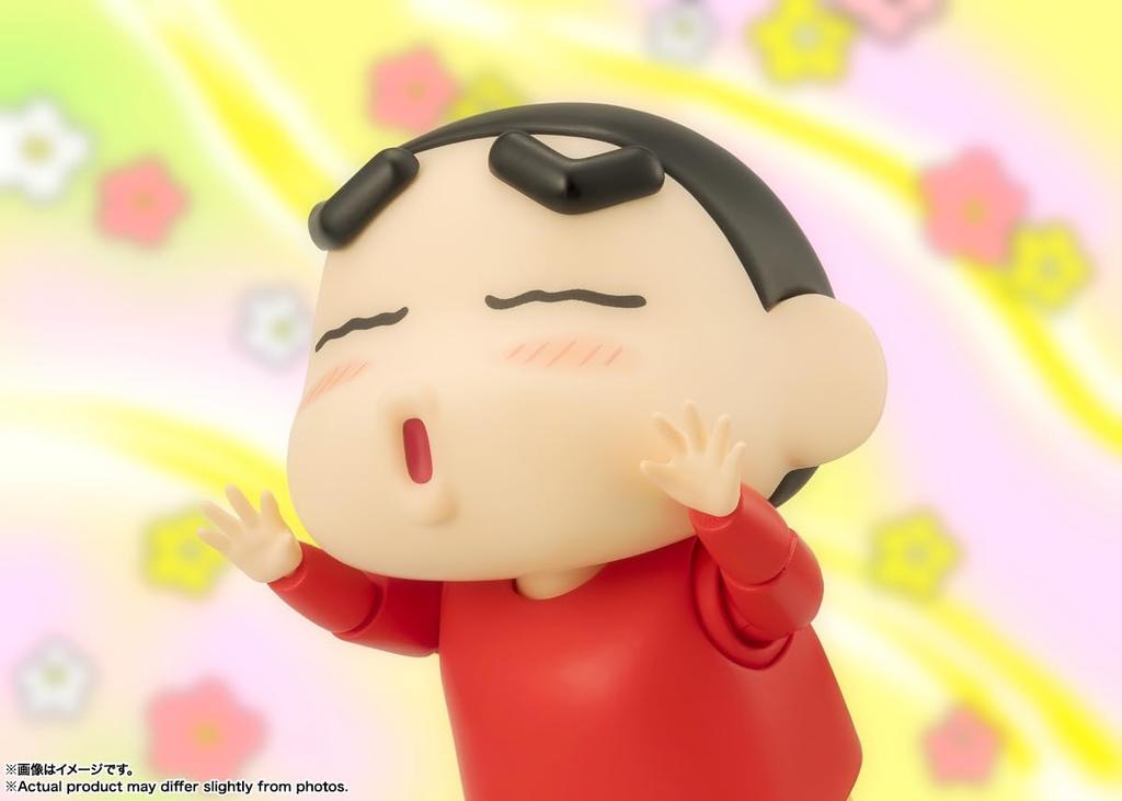 TAMASHII NATIONS Crayon Nohara Approximately PVC ABS Painted Action Figure S.H.Figuarts Shin-chan Shinnosuke, 85mm, &