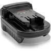Adapter for DeWalt to Milwaukee Battery, Adapter for DeWalt 20V Lithium Batte ry Convert to for Milwaukee 18V M18 Battery for Mil-Waukee M18 Cordless