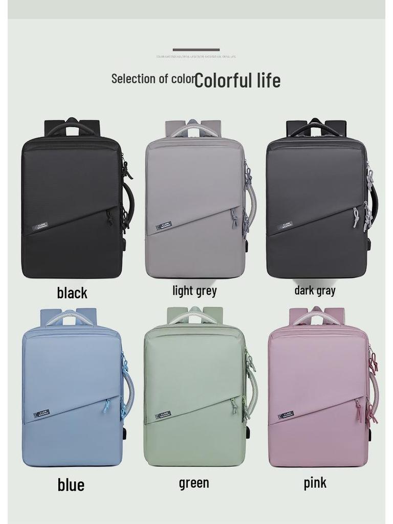 Trendy Waterproof Large-Capacity Backpack for Men & Women - Stylish for Travel & School