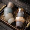 170M Japanese Style Coarse Pottery Espresso Coffee Cup Vintage Ceramic Kung Fu Tea Cup Home Breakfast Cup